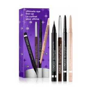 NIB Clinique Ultimate Eye Line-up: Eyeliner 4 Piece Set - $83 Value!